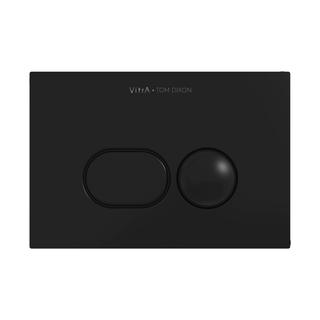 VitrA Betätigungsplatte Liquid 250x10x170mm, ABS, f 2-Mg-Spül., sw hgl