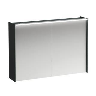 Laufen LED-Spiegelschrank LANI 102x71,5x21cm, 2 Tür. m Soft, Grau