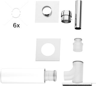 BOSCH Grundbausatz FC-Set80 FC-Set80, d= 80mm, im Schacht, Edelstahl
