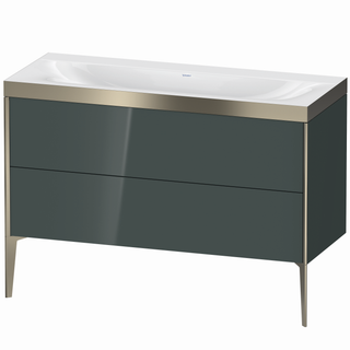 DU WTU XViu/Viu, 2 Ausz 610x1200x480mm o.HL,champ.m/dolom.grey hgl, Ra.B1 ES Ah