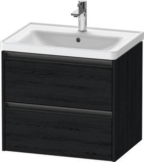 Duravit Waschtisch-Unterschrank Ketho.2 63,4x45,5cm, Ei sw, 2 Schub., wandh