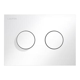 Laufen WC-Betätigungsplatte Groove INEO 2-Mengen-Spülung, weiß