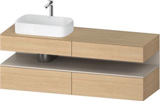 Duravit Waschtisch-Unterschrank Qatego 160x55x60cm, T m/E N, Pl, Beck. li