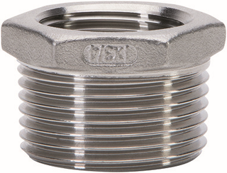 gebog316 Edelstahl-Gewindefitting 241 - Reduziernippel 1 1/4" x 1"