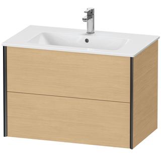 Duravit Waschtisch-Unterschrank XViu 81x48x56cm, E Nat, 2 La, wandh, sw m