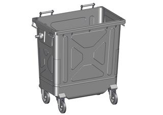 ETA Ersatz-Aschecontainer 770L f HackVR ohne Deckel f ext Entaschung m Abwurfkl.