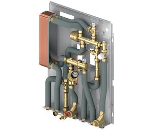 Flamco Fertigstation Logo Comfort 500 stat. HK, 7 KH DN 20, ZB, 12 l/min