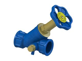 Freistromventil Blue-tec 1531 mit Entleerung, nichtsteigende Spindel