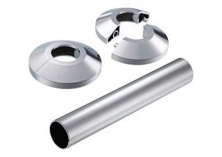 Danfoss Wandrosette chrom, für Standard-Anschluss, 2 Stück