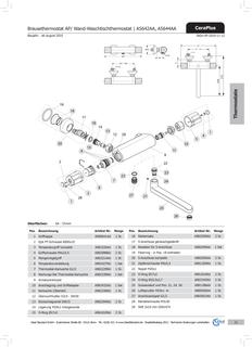 IS Mengenregelgriff Therm., A963214AA, Chrom