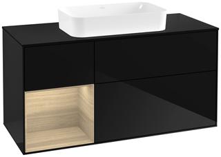 V&B WT-Unterschrank Wandbel. Finion 120x60 cm, Reg re Oa ven, glo bla Lac