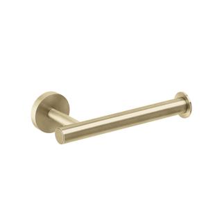 Herzbach Papierrollenhalter Living Wandmontage, runde Rosette, brass steel