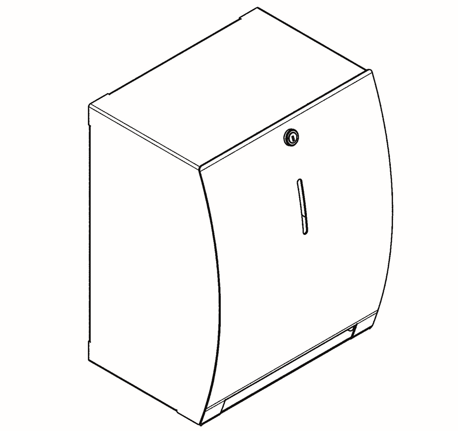 Artikelbild 2 des Artikels „AR Papierhandtuchsp., STRATOS, Edst., 294x385x227 mm, Aufputz “