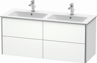 Duravit Waschtisch-Unterschrank XSquare 128x47,8x56cm, weiß matt, Ahorn links