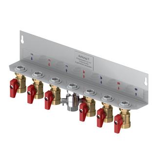 Flamco Montageschiene Logo Comfort 7x Kugelh. DN 20, ger, für Comfort 500