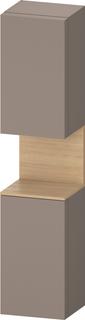 Duravit Hochschrank Qatego 40x36x1760cm, 2 T, B, An li, Ei nat/b ma