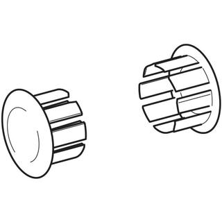 GE Set Deckkappen für Befestigungsset für Wand-WC und Wandbidet (2 St.)