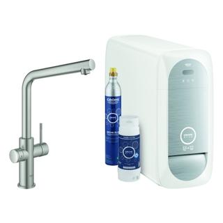 GROHE SPT-EHM Blue Home L-Auslauf, Starter Kit, supersteel