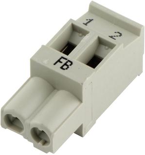 BOSCH Ersatzteil TTNR: 7747023714 Anschlussklemme 2-polig FB grau everp