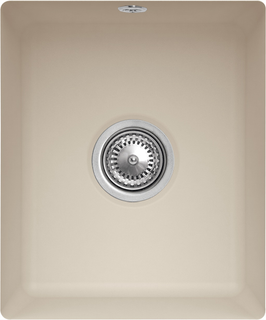 V&B Unterbauspüle Subway 45 SU m Abl.garn, Exzenter, almond CeramicPlus
