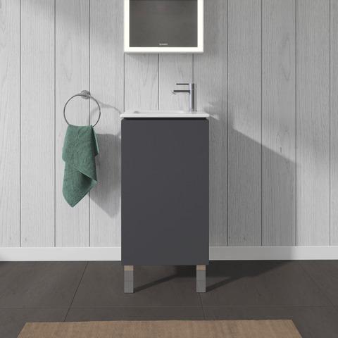 Artikelbild 9 des Artikels „Duravit Waschtisch-Unterschrank L-Cube 42x29,4x70,4cm, steh., Tür re, graph ma Tür rechts | graphit matt“