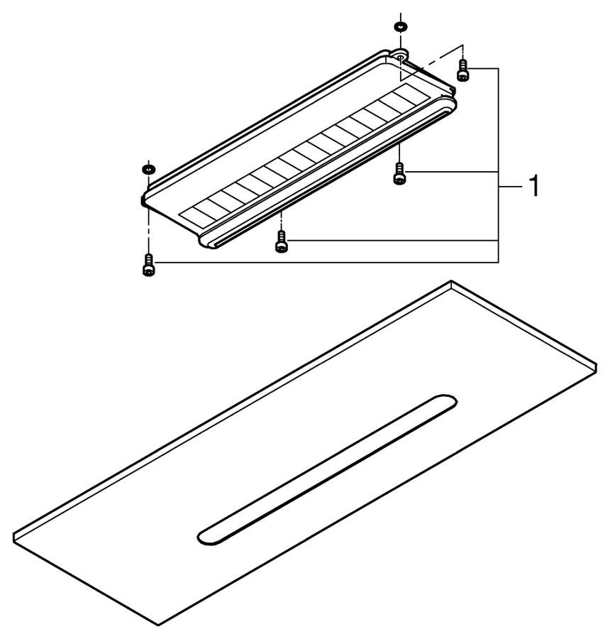 Artikelbild 4 des Artikels „GROHE Abdeckung Rainshower Aqua Cascade Deckenbrause, chrom chrom“