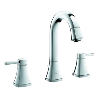 GROHE Waschtisch-3-Loch-Armatur Grandera 1/2", L-Size, mit Zugstangen-Ablaufgarnitur