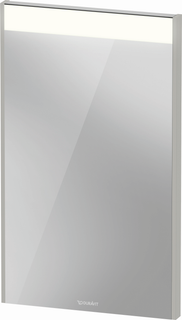 Duravit LED-Spiegel Brioso 42x70x3,5cm, 12 W, Nussb Nat, Lichtf ob