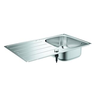 GROHE EB-Spüle K200 45-S 86/50 1.0 rev 86x50cm, m Tropffl, aufl, 1 Beck., ES