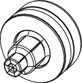 TECE Rohraufweitzange RAZ-V TECEflex Aufweitkopf V 14mm, manuell
