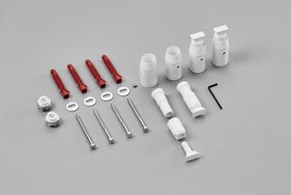 Zehnder Wandmontage-Set verchromt