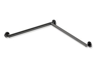 HEWI Duschhandlauf System 900 d:32, re, W1/W2=647mm, SW-chrom glänzend
