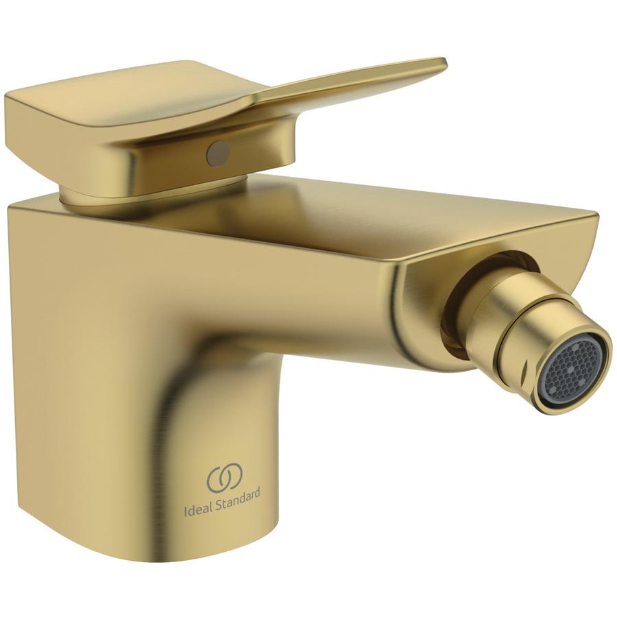 Artikelbild 3 des Artikels „IS Bidet-Einhebelmischer Conca Ausl. 133mm, m Abl.-Garnitur, brush. gol brushed gold“