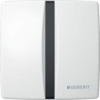 GE UR-Strg. mit elektron. Spülauslösung Batterie Abdeckpl. eckig, Zink-DG, weiß