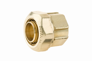 BEULCO PE-Übergangsstück 66110 3/4" IG, 25x2,7mm, MS, Stützrohr fest
