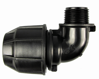 BEULCO Winkelstück 9930 BlackLine 3/4" AGx25mm, 90Grad, Kunststoff