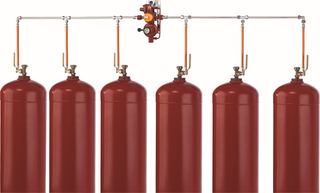 GOK Flaschenanlage 6 Fl, autom. Vtl. AUV-ND 12, 50 mbar