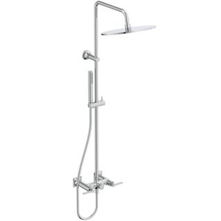 IS Zweigriff-Duschsystem Joy Neo m EH-Armatur, Hebel, Kopfbr. rd, ch
