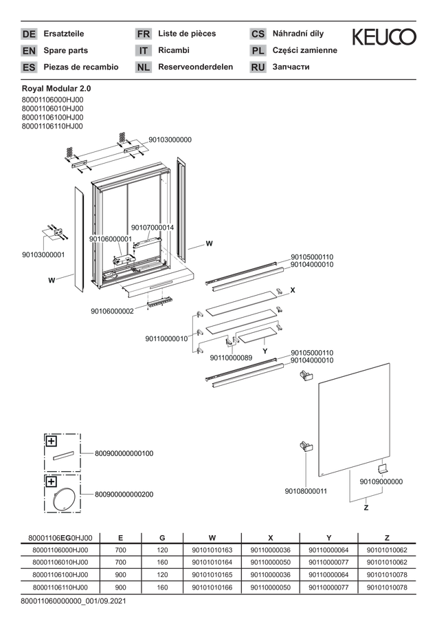 Artikelbild 3 des Artikels „Keuco Spiegelschrank Royal Modular 2.0 60x90x16cm, 1 SD, AP, 1-trg, An li, bel. 60 x 90 x 16 cm | 1 Steckdose“