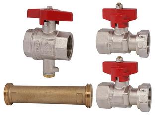 Schlösser Einbausatz I 80041 DN 15, 3/4", 110mm, zu Wärmemengenzähler