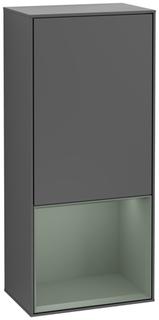 V&B Seitenschrank Wandbeleuchtung Finion 41,8cm, re, Reg unt Oli. m, Anthrac. m