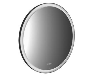 EMCO LED-Rahmenspiegel Round black d 1000mm, Met-Ra sw, Touch-Bed., uml LED
