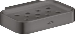 hansgrohe Seifensch. Axor Uni. Circular 127x90mm, Wd-mont., brushed black chrome