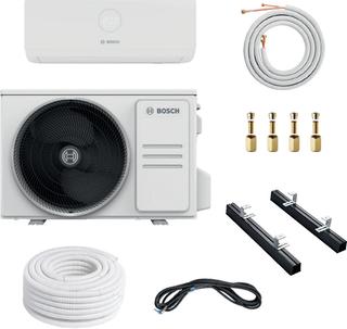 BOSCH Split-Klimapaket BOPA CL301 CL3000i26-Set, Bodenkonsole, Doppelrohr