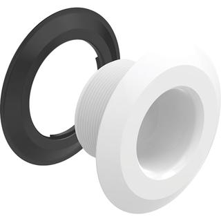 GE Flansch mit Schleifring zu BW-Ablauf mit Druckbet. PushControl weiß-alpin