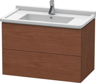 Duravit Waschtisch-Unterschrank L-Cube 82x46,9cm, US Nussb, 2 Schub., wandh