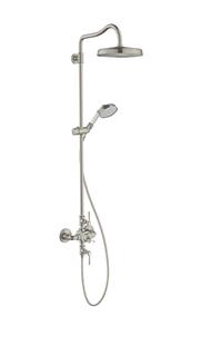 hansgrohe Showerpipe Axor Montreux m Therm., Kopfbr., 240mm, 1j, ES Finish