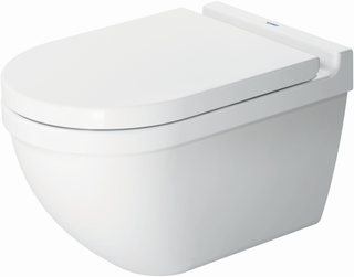 Duravit Wand-Tiefspül-WC Starck 3 36,5x54cm, 4,5 l, weiß Hygiene Glaze