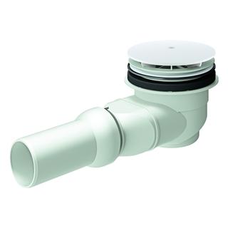 GROHE Ablaufgarnitur Universal d= 11,2cm, Abgang waagerecht, weiß