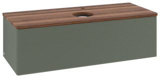 V&B WTU m F-Struktur -Beleuchtg. Antao 120x36x50cm, HL, WBP w wa, le gre. m Lac